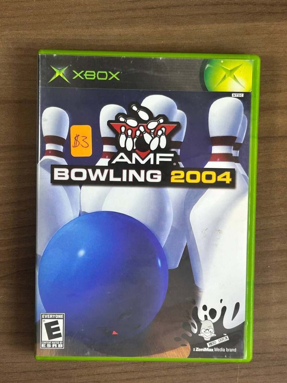 AMF Bowling 2004 Microsoft Original Xbox Game Disc Case Tiger Woods Manual